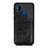 Ultra-thin Silicone Gel Soft Case Cover with Magnetic S03D for Samsung Galaxy M31 Black