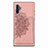 Ultra-thin Silicone Gel Soft Case Cover with Magnetic S03D for Samsung Galaxy Note 10 Plus 5G Rose Gold
