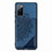 Ultra-thin Silicone Gel Soft Case Cover with Magnetic S03D for Samsung Galaxy S20 FE 5G Blue