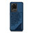 Ultra-thin Silicone Gel Soft Case Cover with Magnetic S03D for Samsung Galaxy S20 Ultra 5G Blue