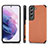 Ultra-thin Silicone Gel Soft Case Cover with Magnetic S03D for Samsung Galaxy S21 Plus 5G