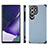 Ultra-thin Silicone Gel Soft Case Cover with Magnetic S03D for Samsung Galaxy S22 Ultra 5G Blue