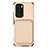 Ultra-thin Silicone Gel Soft Case Cover with Magnetic S03D for Xiaomi Mi 11X Pro 5G Gold