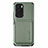 Ultra-thin Silicone Gel Soft Case Cover with Magnetic S03D for Xiaomi Mi 11X Pro 5G Green