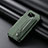 Ultra-thin Silicone Gel Soft Case Cover with Magnetic S03D for Xiaomi Poco X3 Green