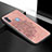 Ultra-thin Silicone Gel Soft Case Cover with Magnetic S04D for Samsung Galaxy A11 Rose Gold