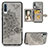 Ultra-thin Silicone Gel Soft Case Cover with Magnetic S04D for Samsung Galaxy A30S