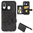Ultra-thin Silicone Gel Soft Case Cover with Magnetic S04D for Samsung Galaxy A40