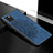Ultra-thin Silicone Gel Soft Case Cover with Magnetic S04D for Samsung Galaxy A81 Blue