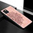 Ultra-thin Silicone Gel Soft Case Cover with Magnetic S04D for Samsung Galaxy A81 Rose Gold