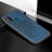 Ultra-thin Silicone Gel Soft Case Cover with Magnetic S04D for Samsung Galaxy M31 Prime Edition Blue
