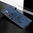 Ultra-thin Silicone Gel Soft Case Cover with Magnetic S04D for Samsung Galaxy Note 10 Plus 5G Blue