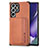 Ultra-thin Silicone Gel Soft Case Cover with Magnetic S04D for Samsung Galaxy S23 Ultra 5G