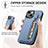 Ultra-thin Silicone Gel Soft Case Cover with Magnetic S05D for Apple iPhone 13