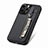 Ultra-thin Silicone Gel Soft Case Cover with Magnetic S05D for Apple iPhone 13 Pro