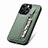 Ultra-thin Silicone Gel Soft Case Cover with Magnetic S05D for Apple iPhone 13 Pro