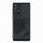 Ultra-thin Silicone Gel Soft Case Cover with Magnetic S05D for Samsung Galaxy A52 5G Black
