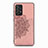 Ultra-thin Silicone Gel Soft Case Cover with Magnetic S05D for Samsung Galaxy A52 5G Rose Gold