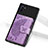 Ultra-thin Silicone Gel Soft Case Cover with Magnetic S05D for Samsung Galaxy Note 10 5G Purple