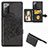 Ultra-thin Silicone Gel Soft Case Cover with Magnetic S05D for Samsung Galaxy Note 20 5G Black