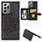 Ultra-thin Silicone Gel Soft Case Cover with Magnetic S05D for Samsung Galaxy Note 20 Ultra 5G Black