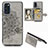 Ultra-thin Silicone Gel Soft Case Cover with Magnetic S05D for Samsung Galaxy S20 Gray