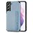 Ultra-thin Silicone Gel Soft Case Cover with Magnetic S05D for Samsung Galaxy S23 Plus 5G Blue