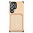 Ultra-thin Silicone Gel Soft Case Cover with Magnetic S05D for Samsung Galaxy S23 Ultra 5G Gold