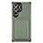 Ultra-thin Silicone Gel Soft Case Cover with Magnetic S05D for Samsung Galaxy S23 Ultra 5G Green