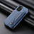 Ultra-thin Silicone Gel Soft Case Cover with Magnetic S05D for Xiaomi Mi 11X Pro 5G Blue