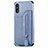 Ultra-thin Silicone Gel Soft Case Cover with Magnetic S05D for Xiaomi Redmi 9A Blue