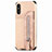 Ultra-thin Silicone Gel Soft Case Cover with Magnetic S05D for Xiaomi Redmi 9A Gold