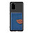 Ultra-thin Silicone Gel Soft Case Cover with Magnetic S06D for Samsung Galaxy S20 Plus 5G Blue