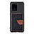 Ultra-thin Silicone Gel Soft Case Cover with Magnetic S06D for Samsung Galaxy S20 Ultra 5G Black