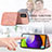 Ultra-thin Silicone Gel Soft Case Cover with Magnetic S07D for Samsung Galaxy A52 5G