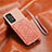 Ultra-thin Silicone Gel Soft Case Cover with Magnetic S07D for Samsung Galaxy A52 5G Pink
