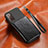 Ultra-thin Silicone Gel Soft Case Cover with Magnetic S07D for Samsung Galaxy S20 FE 5G Black