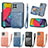 Ultra-thin Silicone Gel Soft Case Cover with Magnetic S08D for Samsung Galaxy M53 5G