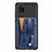 Ultra-thin Silicone Gel Soft Case Cover with Magnetic S08D for Samsung Galaxy M60s Blue