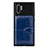 Ultra-thin Silicone Gel Soft Case Cover with Magnetic S08D for Samsung Galaxy Note 10 Plus 5G Blue