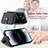 Ultra-thin Silicone Gel Soft Case Cover with Magnetic S09D for Apple iPhone 13 Pro