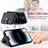 Ultra-thin Silicone Gel Soft Case Cover with Magnetic S09D for Apple iPhone 14 Pro