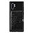 Ultra-thin Silicone Gel Soft Case Cover with Magnetic S09D for Samsung Galaxy Note 10 Plus 5G Black