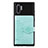 Ultra-thin Silicone Gel Soft Case Cover with Magnetic S09D for Samsung Galaxy Note 10 Plus 5G Mint Blue