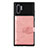 Ultra-thin Silicone Gel Soft Case Cover with Magnetic S09D for Samsung Galaxy Note 10 Plus 5G Pink