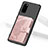 Ultra-thin Silicone Gel Soft Case Cover with Magnetic S09D for Samsung Galaxy S20 5G Pink