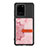 Ultra-thin Silicone Gel Soft Case Cover with Magnetic S09D for Samsung Galaxy S20 Ultra 5G Pink
