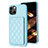 Ultra-thin Silicone Gel Soft Case Cover with Magnetic S10D for Apple iPhone 13
