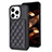 Ultra-thin Silicone Gel Soft Case Cover with Magnetic S10D for Apple iPhone 14 Pro Black