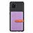 Ultra-thin Silicone Gel Soft Case Cover with Magnetic S10D for Samsung Galaxy A81 Purple